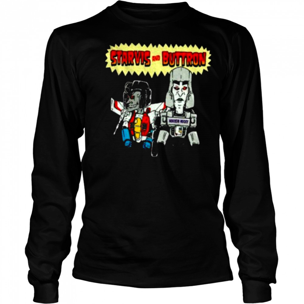 Vintage Starvis And Buttron Beavis and Butt Head shirt Long Sleeved