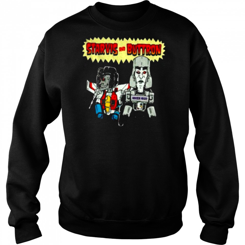 Vintage Starvis And Buttron Beavis and Butt Head shirt Sweatshirt