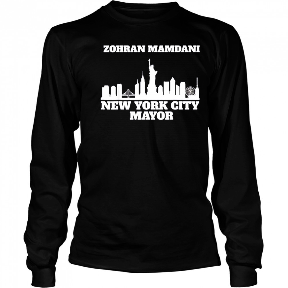 Zohran Mamdani New York City Mayor T-Shirt Long Sleeved
