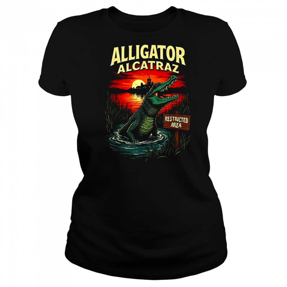 Alligator Alcatraz Restricted Area T-Shirt Women's T-shirt