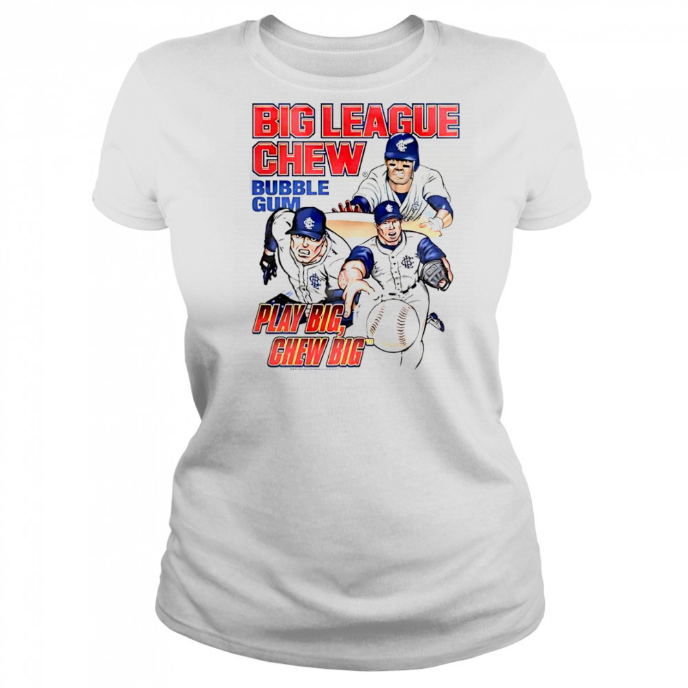 Big League Chew Bubble Gum Play Big Chew Big Baseball T-Shirt Women's T-shirt