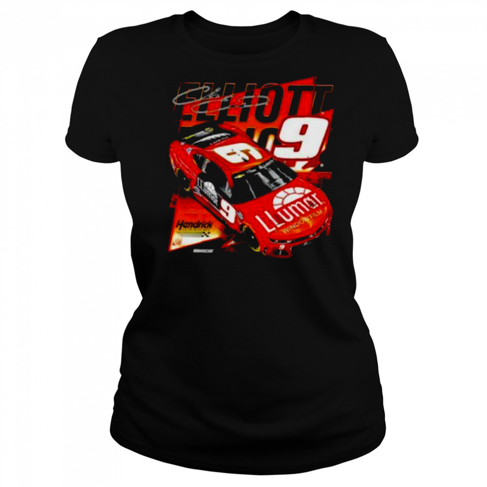 Chase Elliott Hendrick Motorsports Team Collection Llumar signature shirt Women's T-shirt