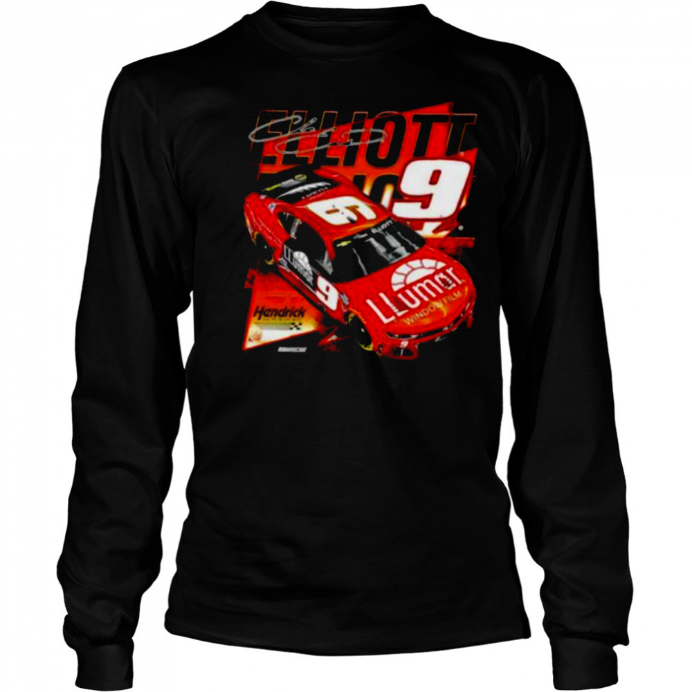 Chase Elliott Hendrick Motorsports Team Collection Llumar signature shirt Long Sleeved