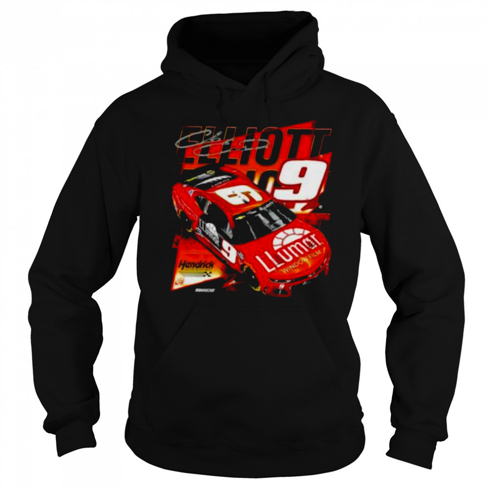 Chase Elliott Hendrick Motorsports Team Collection Llumar signature shirt Hoodie