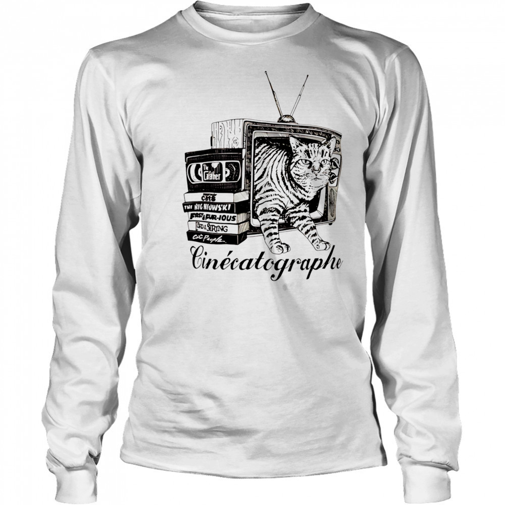 Cinecatographe cat shirt Long Sleeved