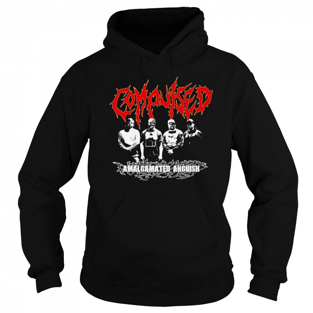 Compulsed Amalgamated Anguish T-Shirt Hoodie