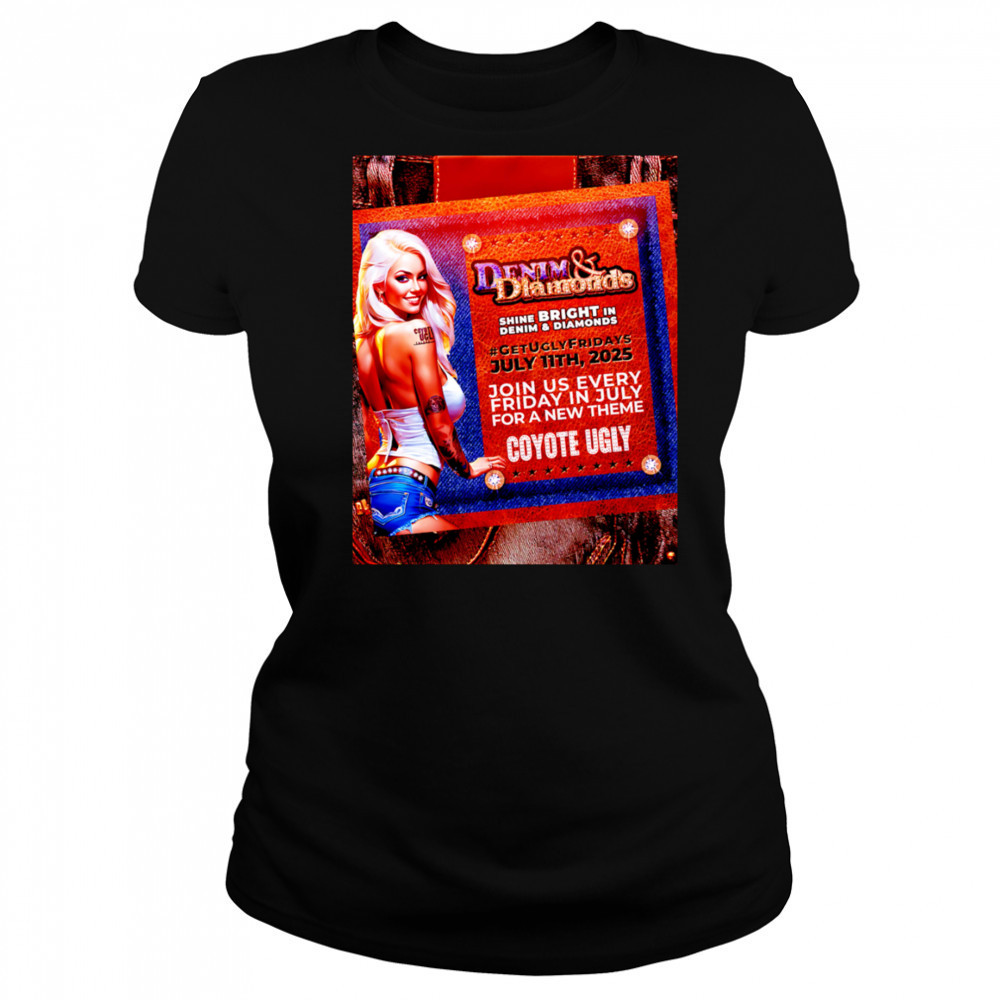 Denim and Diamonds coyote ugly shirt Women's T-shirt