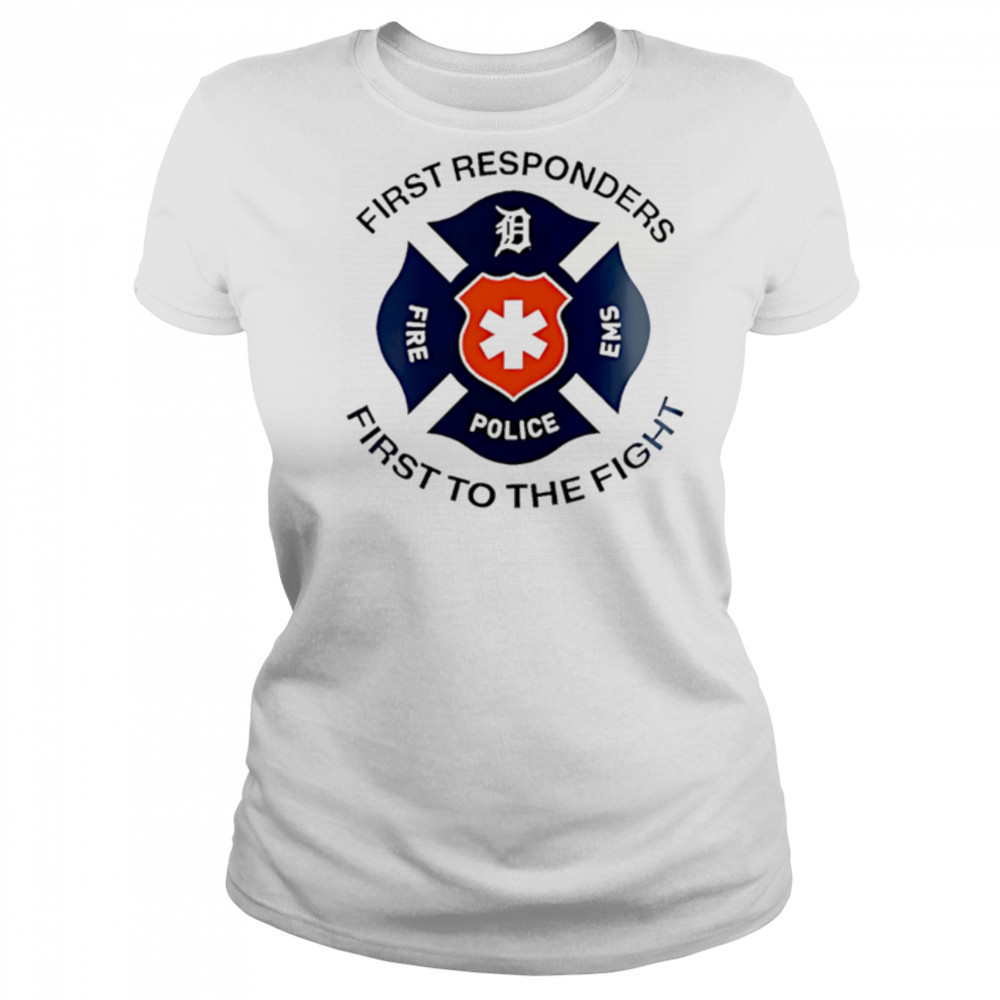 Detroit Tigers x First Responders 2025 Special Baseball shirt Women's T-shirt