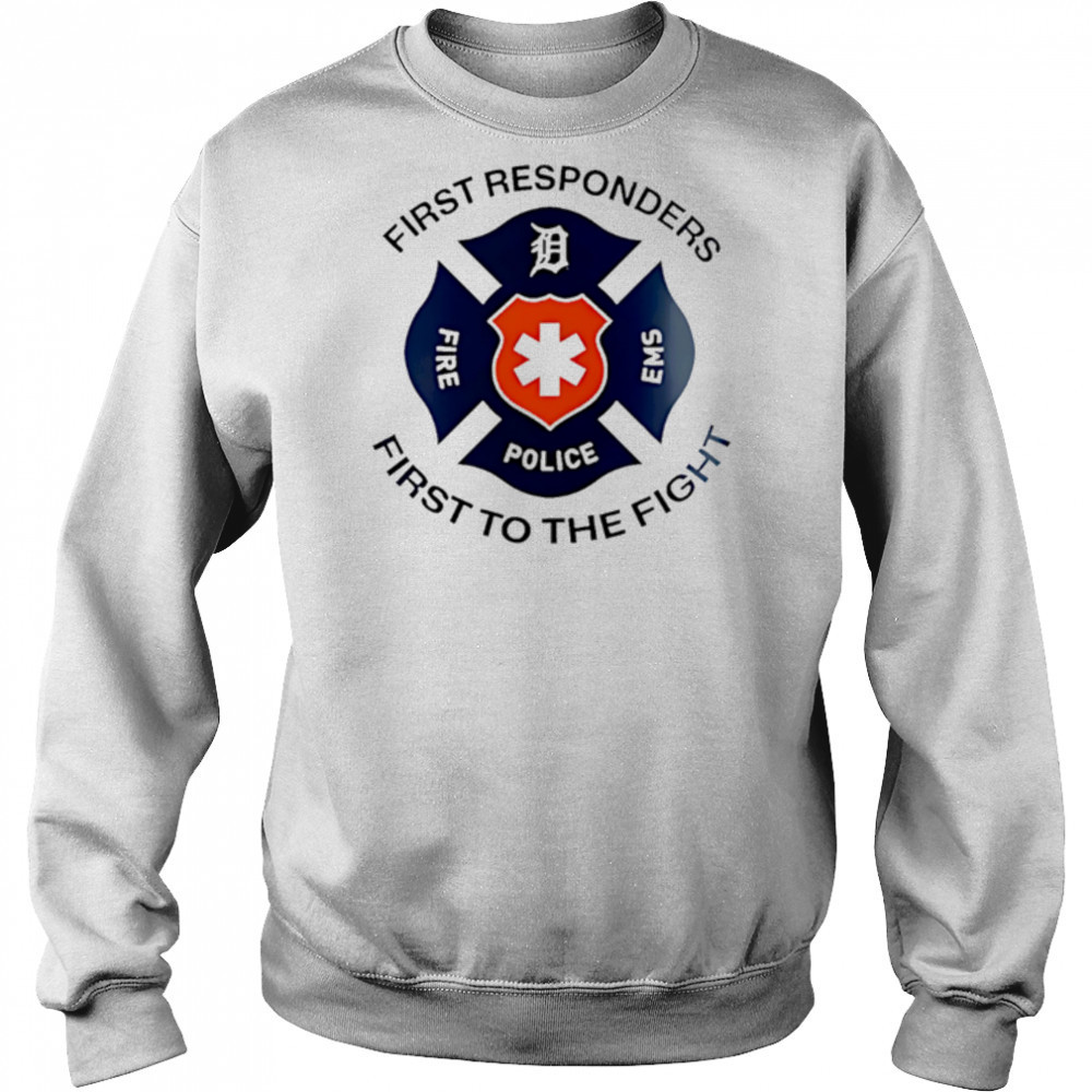 Detroit Tigers x First Responders 2025 Special Baseball shirt Sweatshirt