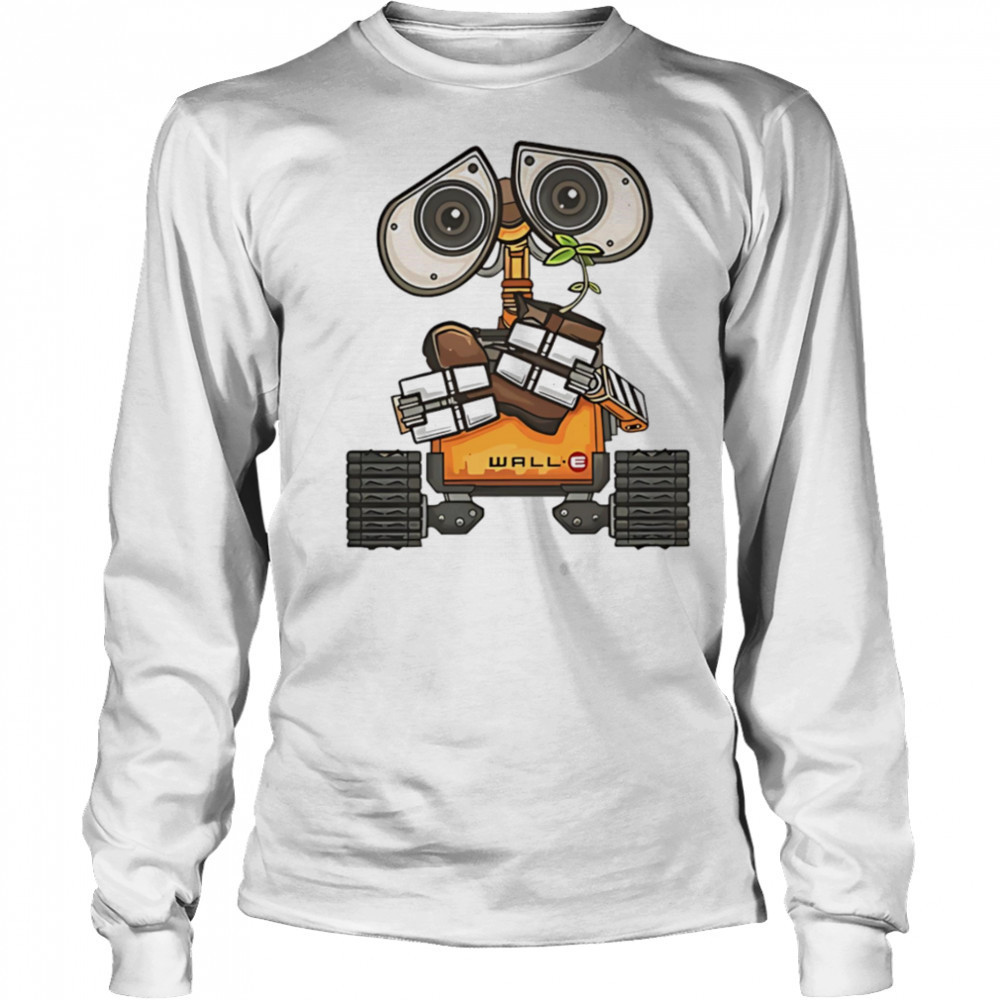 Disney Wall E and Eve vintage shirt Long Sleeved