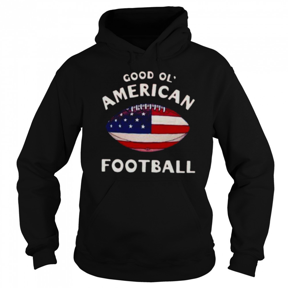 Good Ol’ American football flag shirt Hoodie