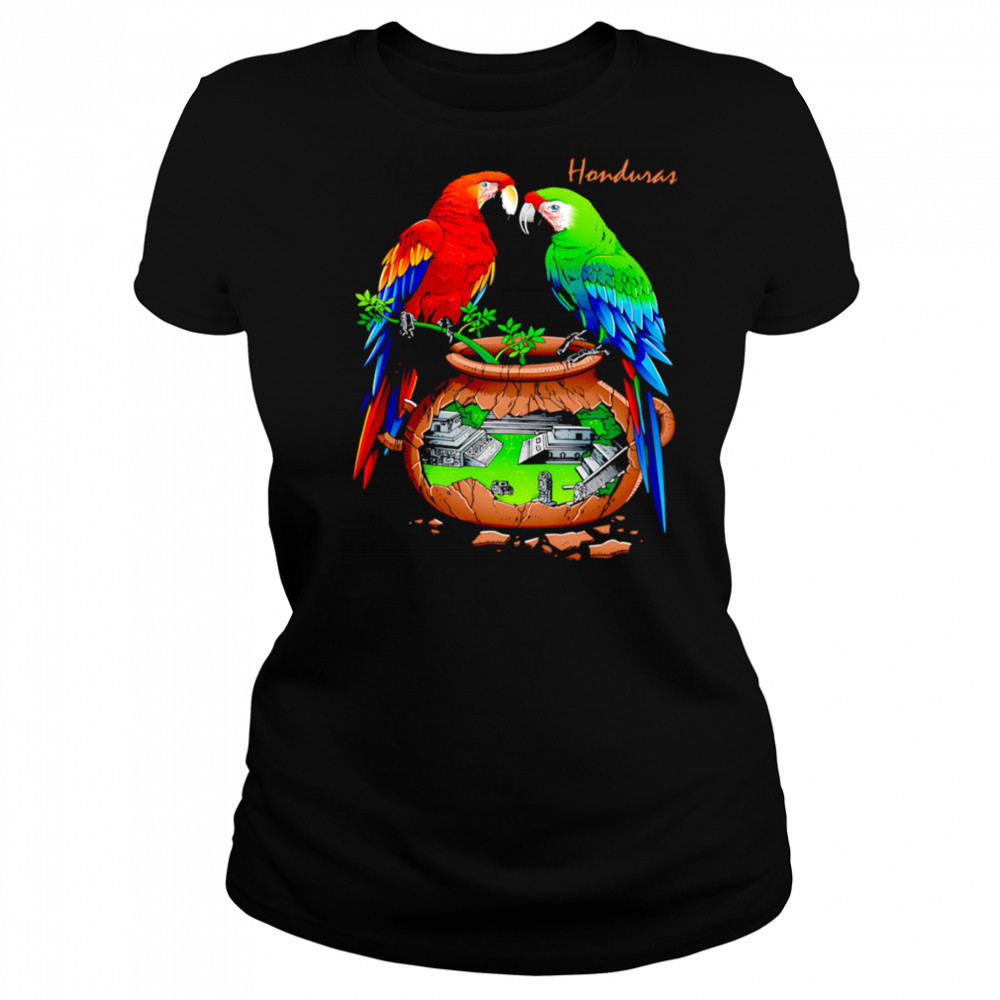 Honduras Parrots and Cultural shirt Women's T-shirt