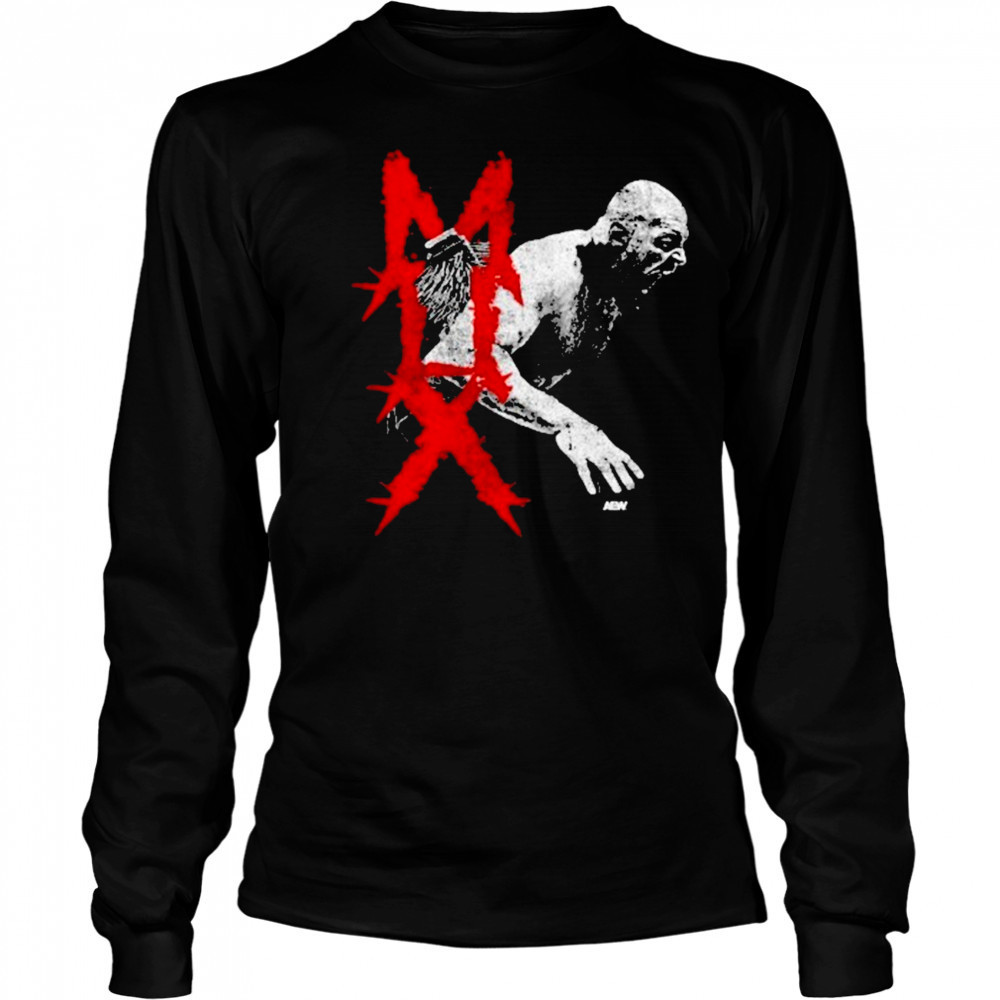 Jon Moxley Professional Wrestler T-shirt Long Sleeved