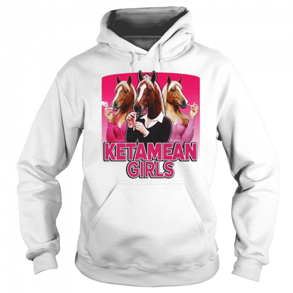 Ketamean Girls Horse Cigarettes T-shirt Hoodie