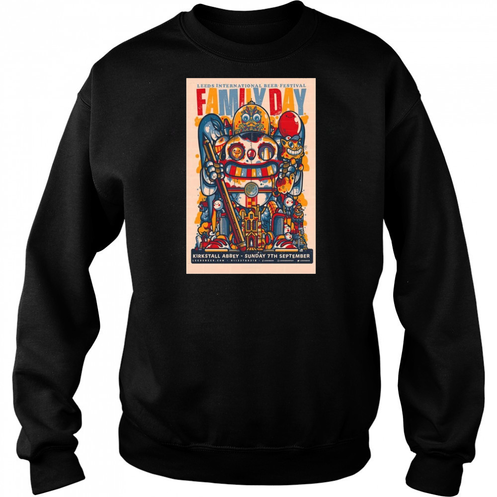 Leeds International Beer Festival Family Day 2025 Poster T-Shirt Sweatshirt