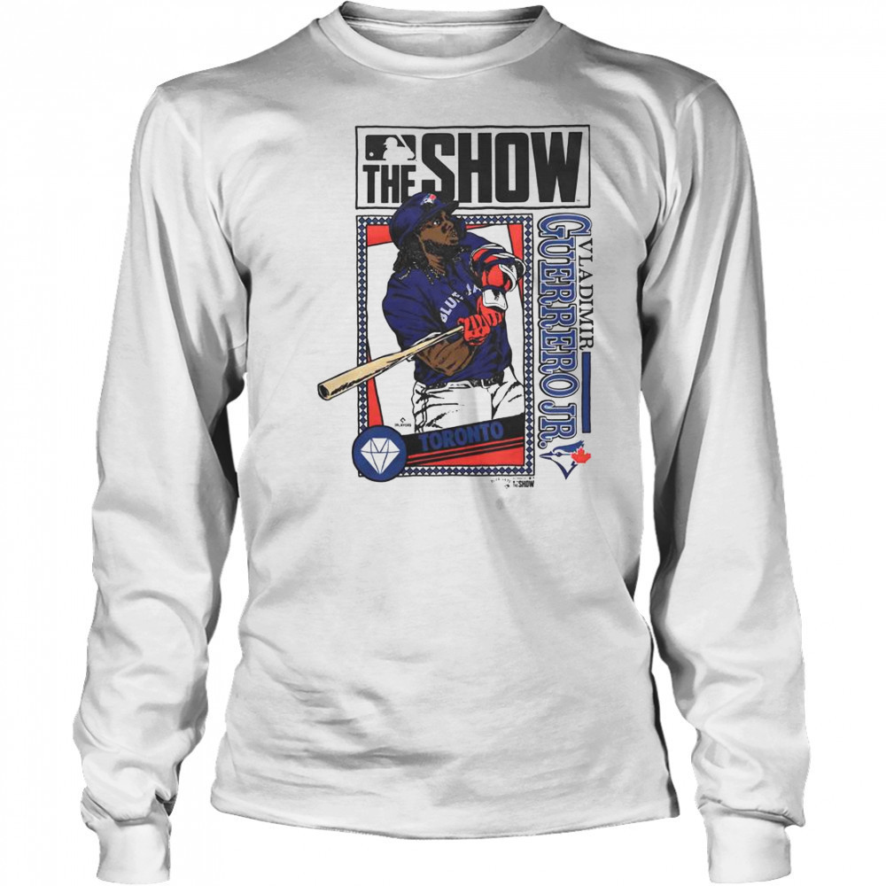 MLB The Show Blue Jays Vladimir Guerrero Jr T-Shirt Long Sleeved