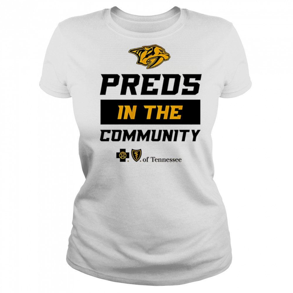 Nashville Predators Preds In The Community 2025 shirt Women's T-shirt