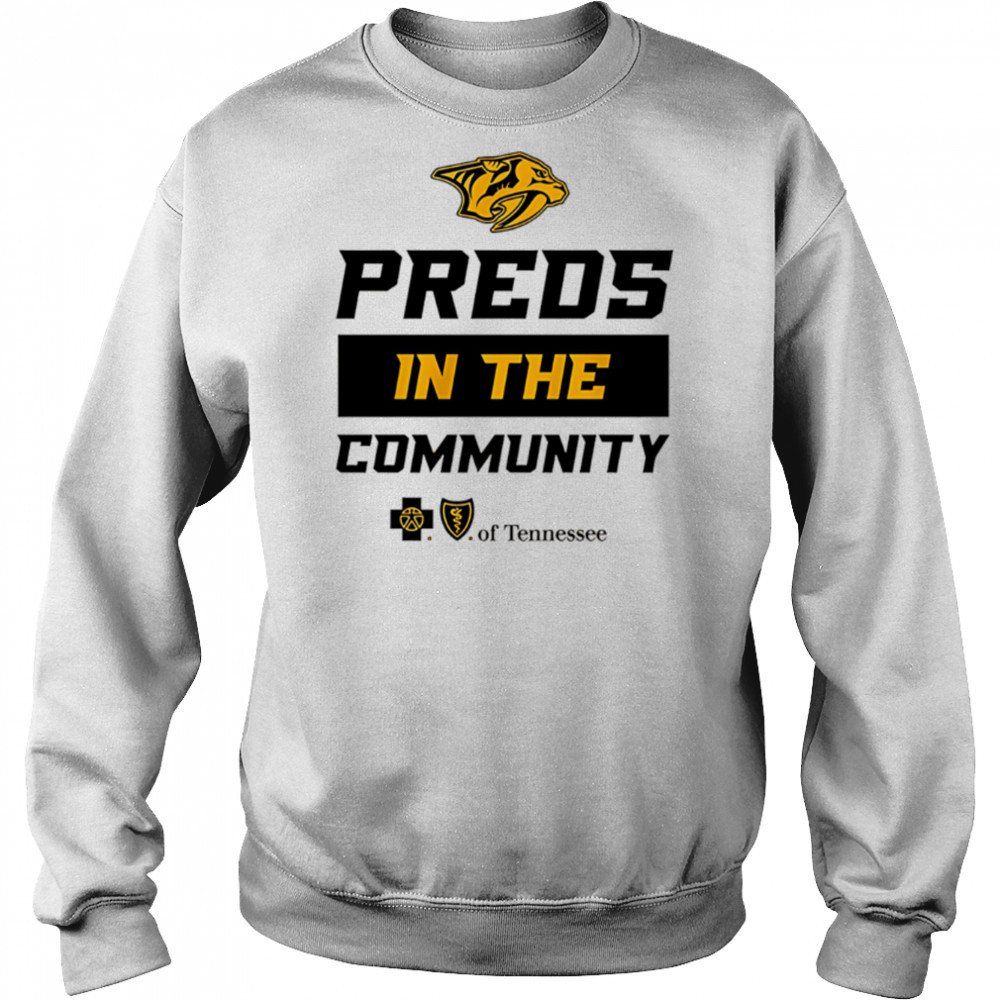 Nashville Predators Preds In The Community 2025 shirt Sweatshirt