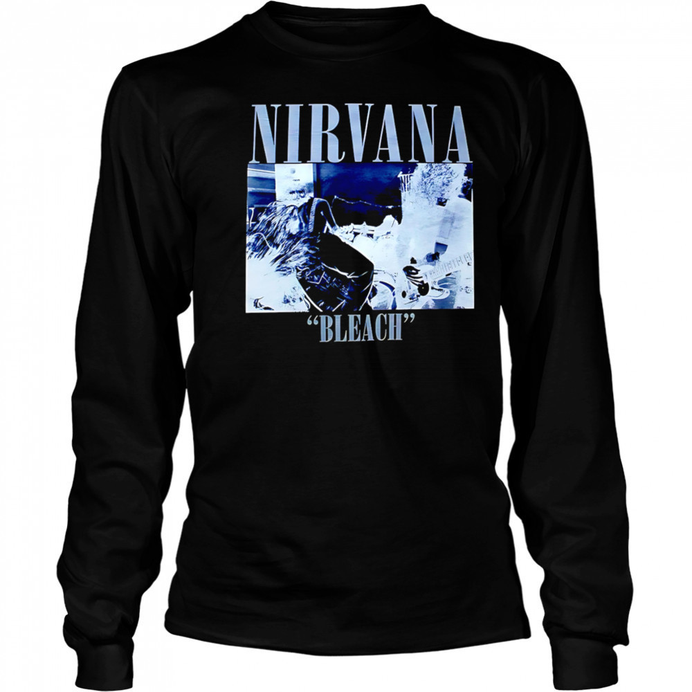 Nirvana Bleach retro shirt Long Sleeved