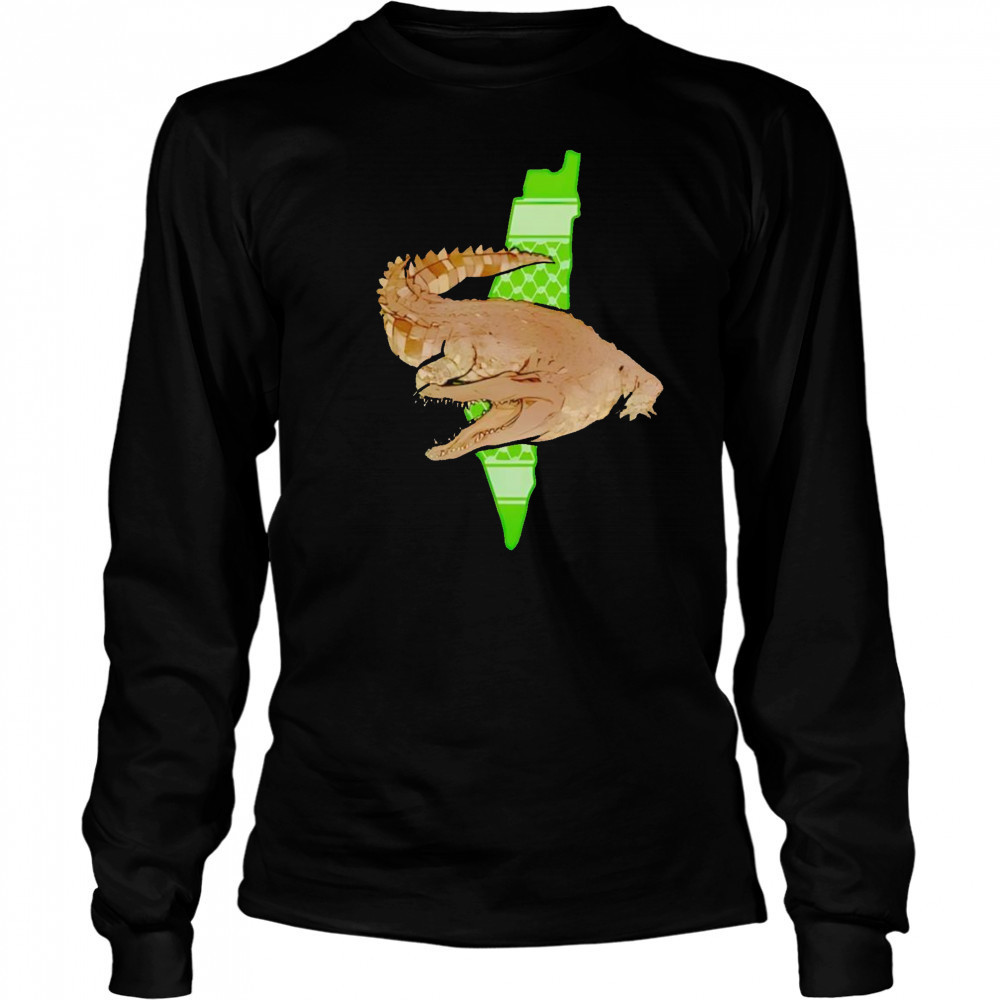 Palestinian Crocodile shirt Long Sleeved
