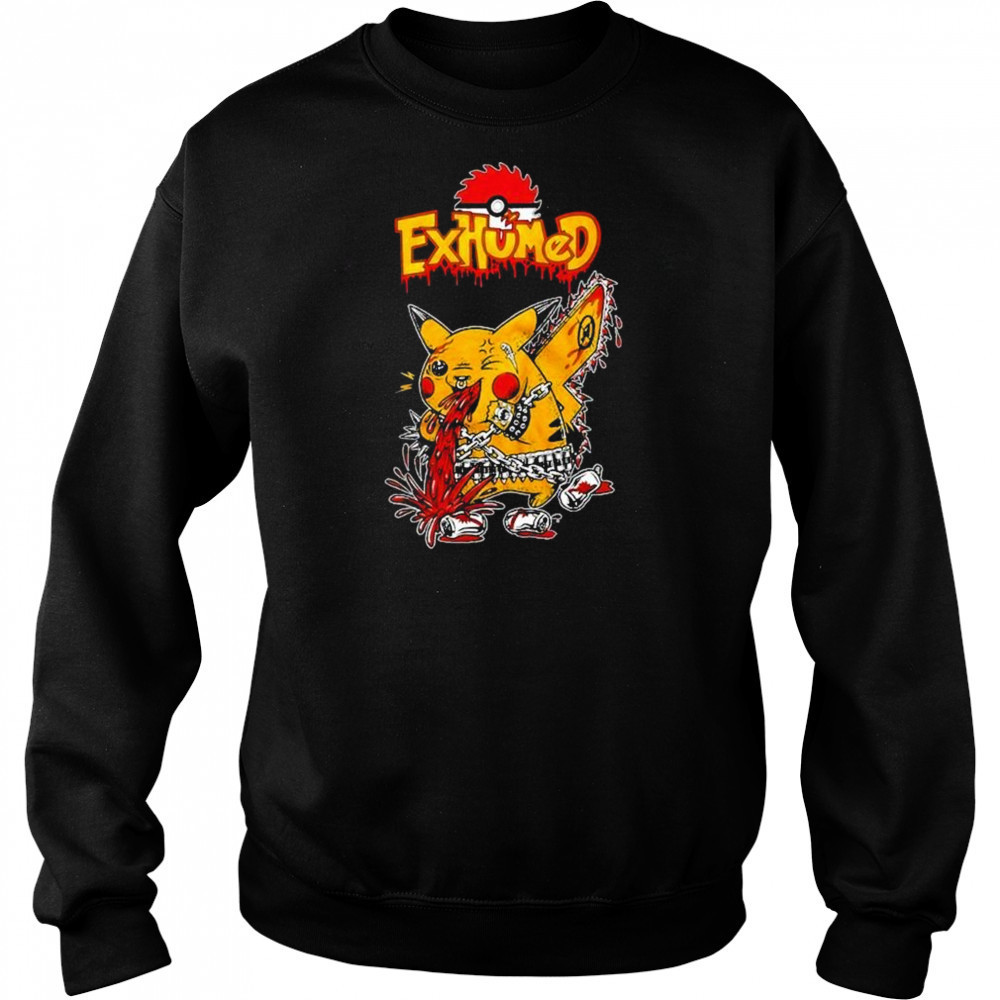 Pikachu Exhumed Pukemon T-Shirt Sweatshirt