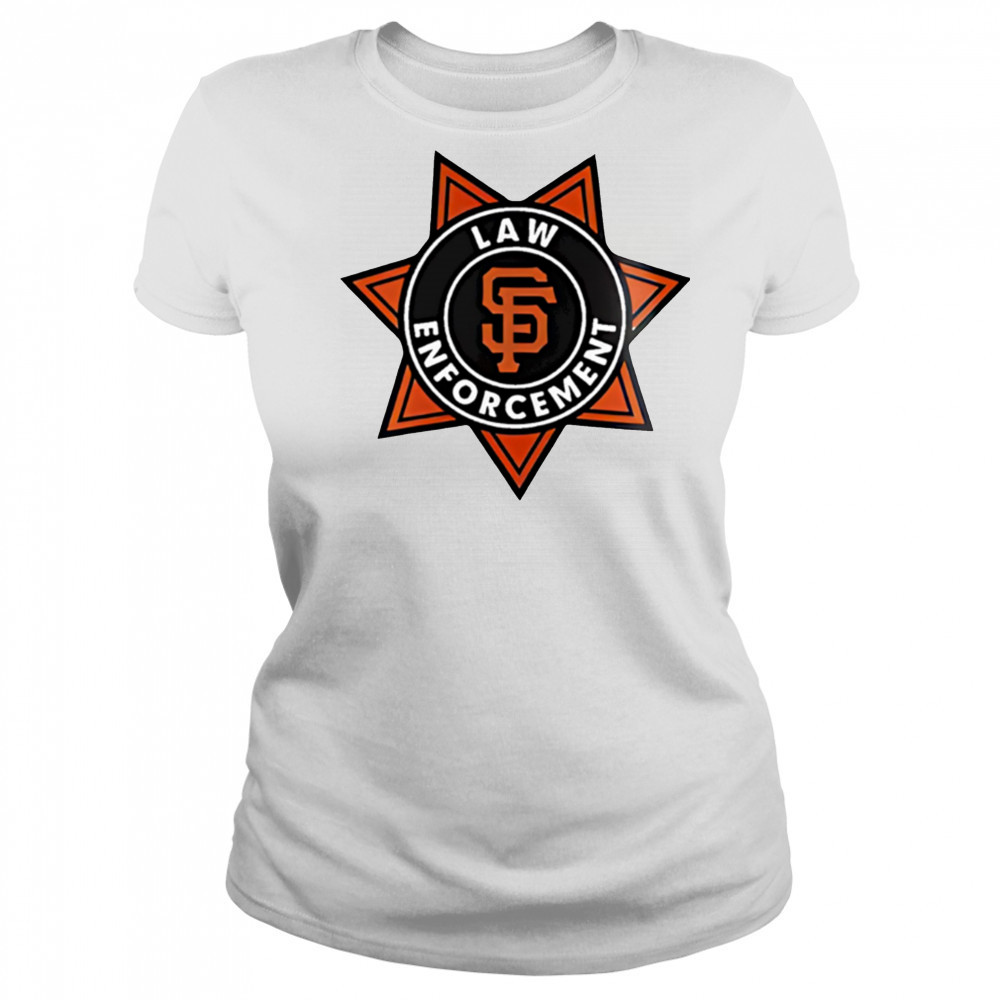San Francisco Giants Law Enforcement Appreciation Night 2025 logo shirt Women's T-shirt