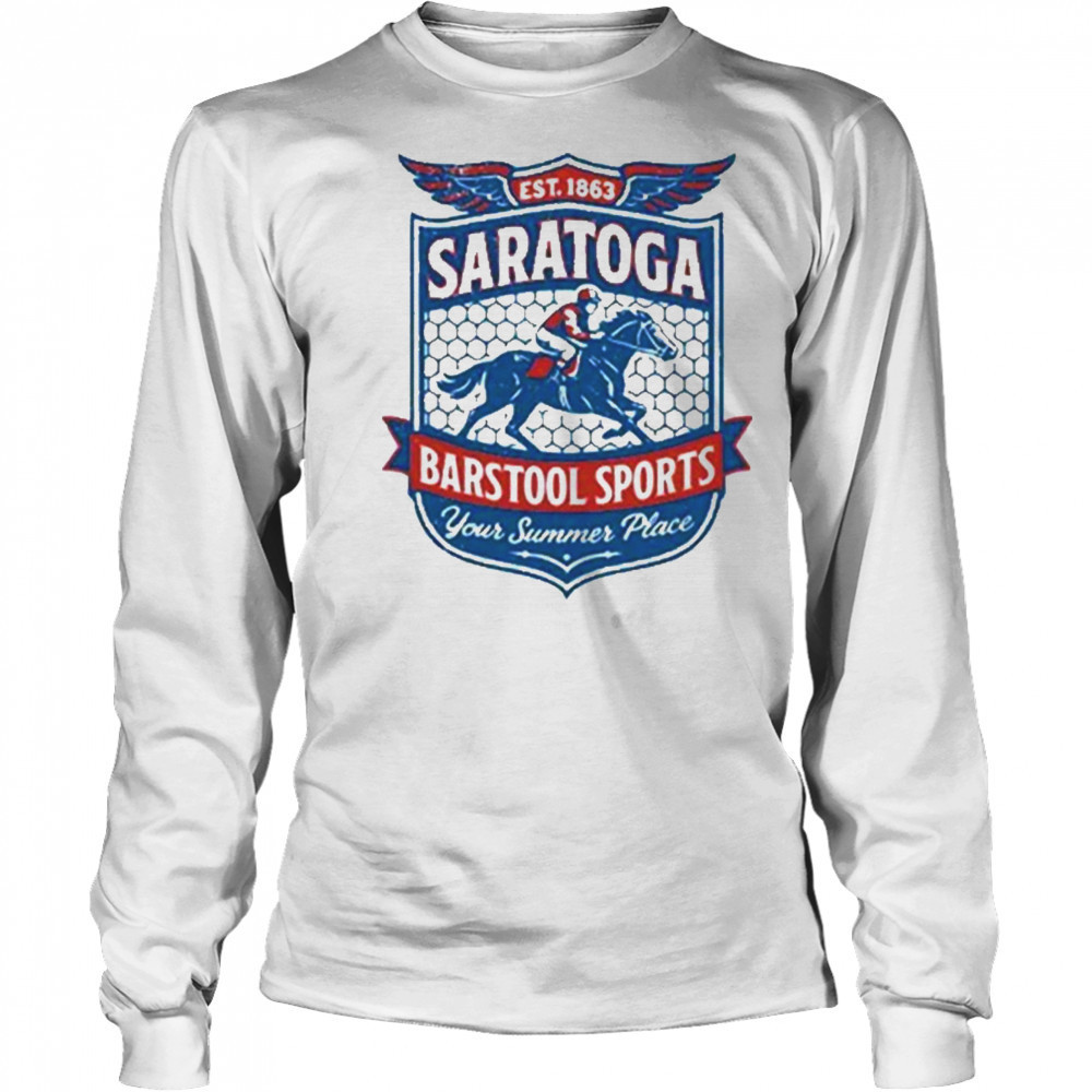 Saratoga X Barstool Sports Crest T-Shirt Long Sleeved