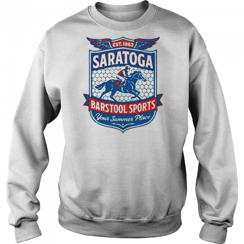 Saratoga X Barstool Sports Crest T-Shirt Sweatshirt