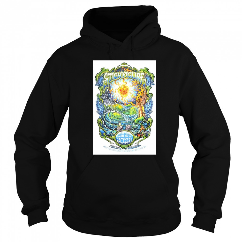 Stick Figure Tampa FL July 3 2025 Show Poster T-Shirt Hoodie