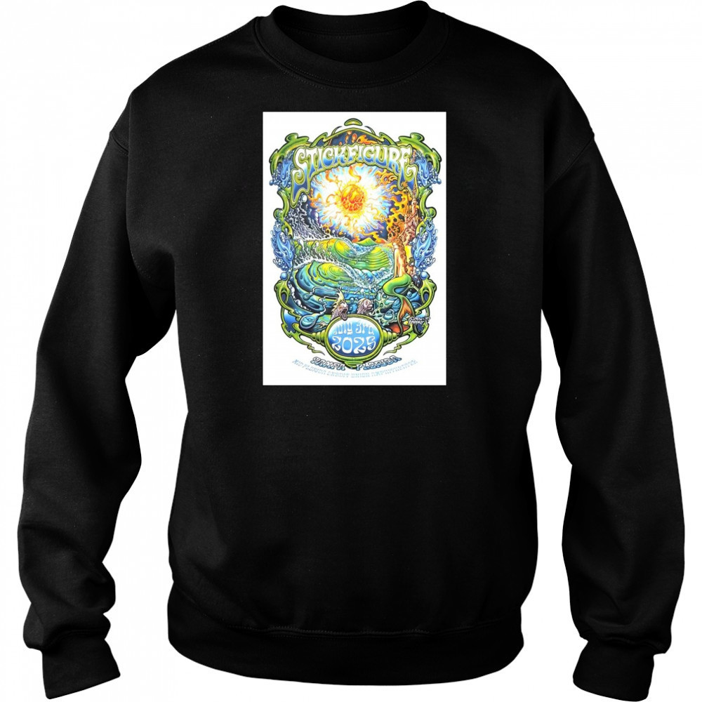 Stick Figure Tampa FL July 3 2025 Show Poster T-Shirt Sweatshirt