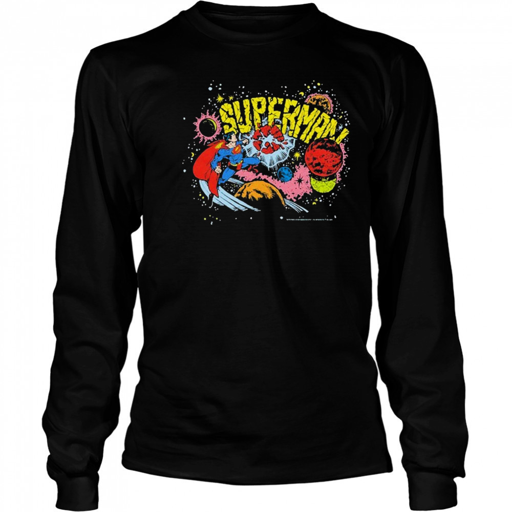 Superman Cosmic T-shirt Long Sleeved