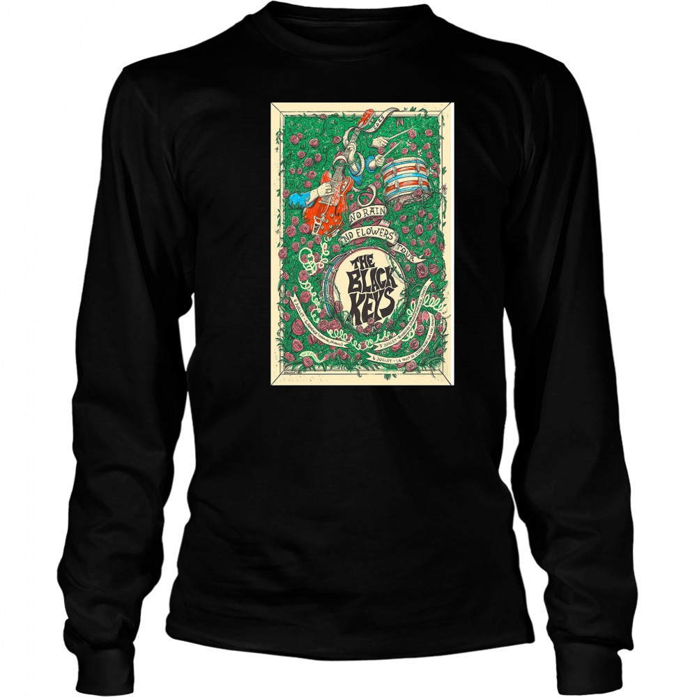 The Black Keys Tour Poster July 4 2025 In Switzerland T-Shirt Long Sleeved