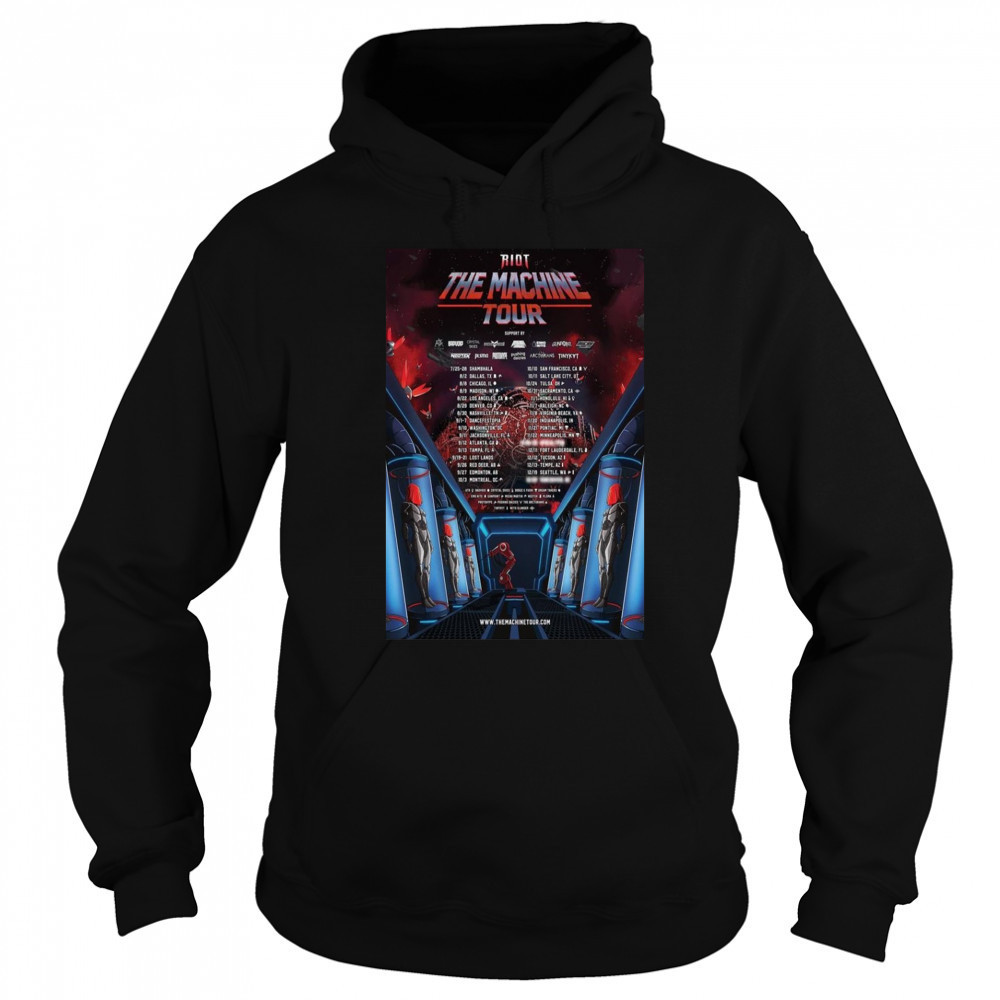 The Machine Tour 2025 RIOT Poster T-Shirt Hoodie