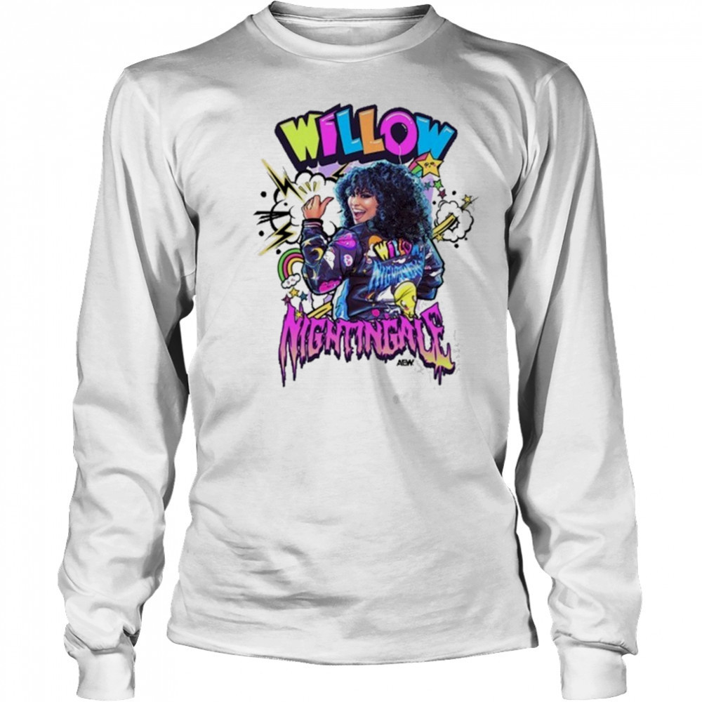 Willow Nightingale Series AEW T-shirt Long Sleeved