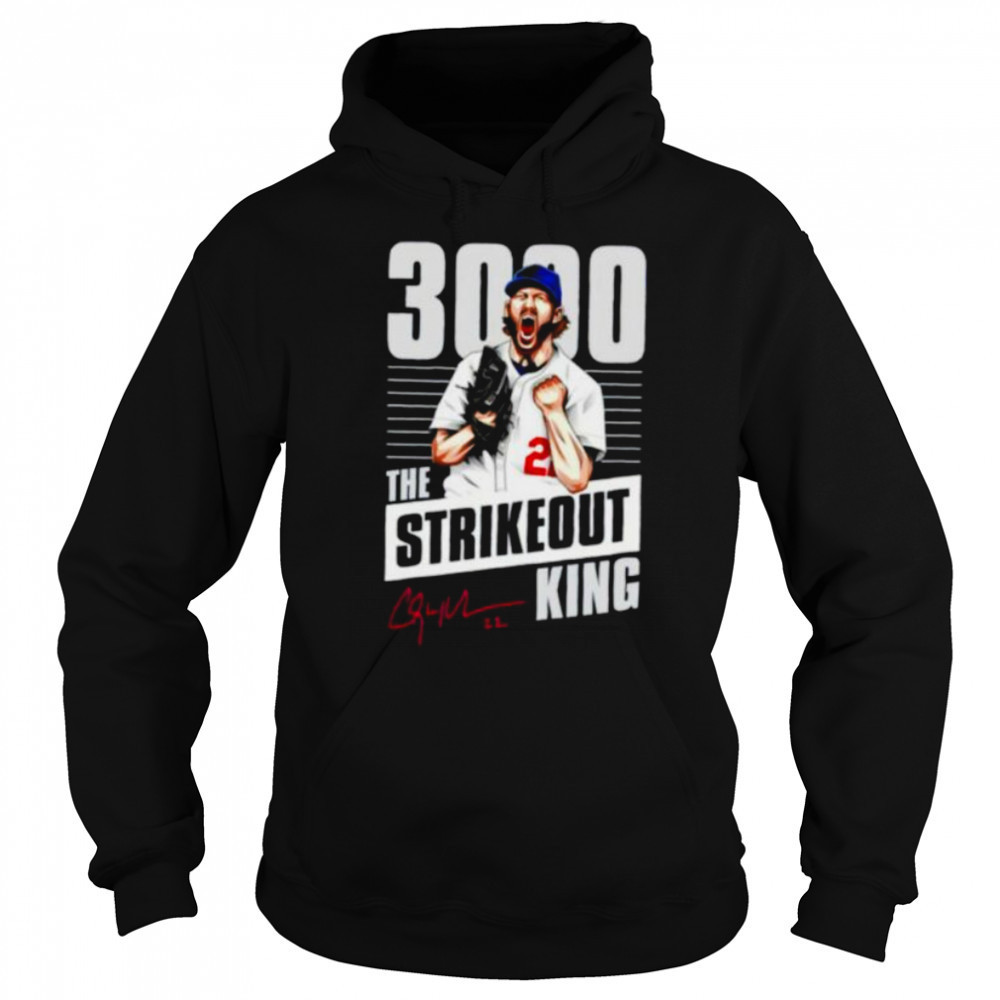 Clayton Kershaw 3000 The Strikeouts King signature shirt Hoodie