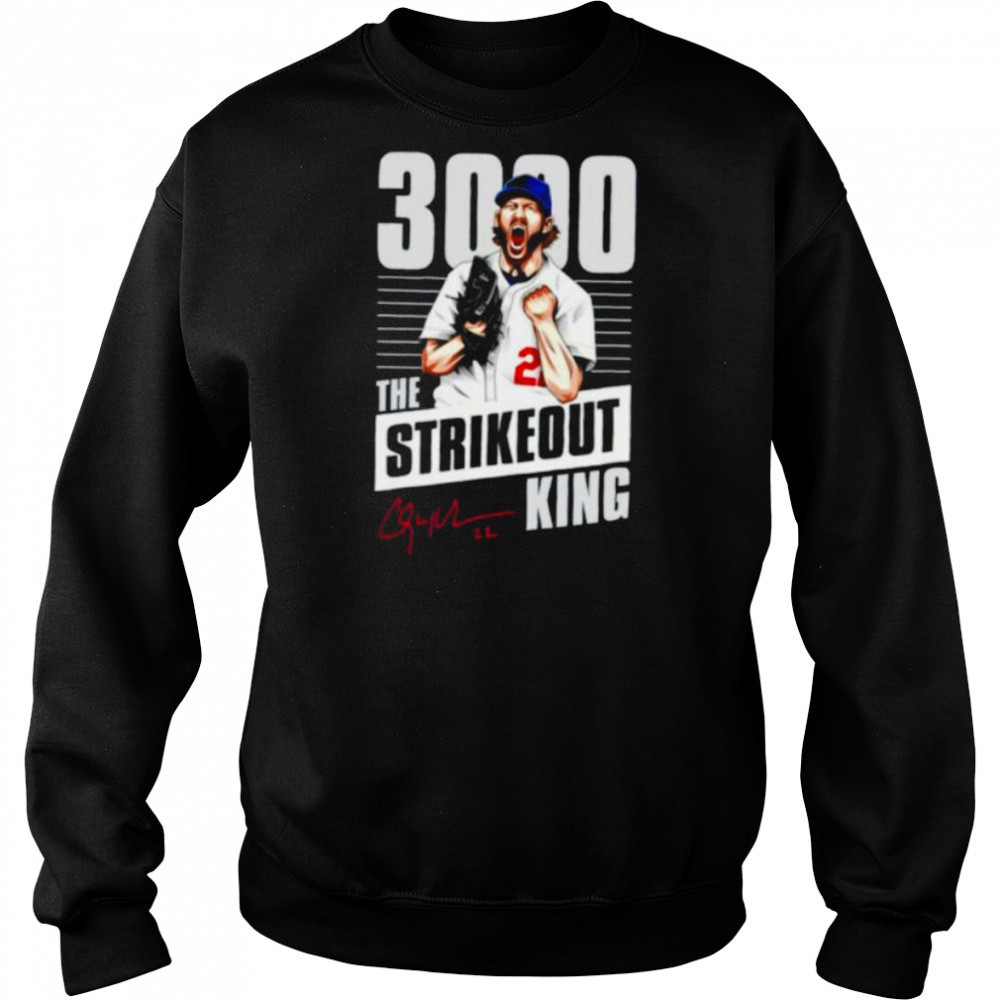 Clayton Kershaw 3000 The Strikeouts King signature shirt Sweatshirt