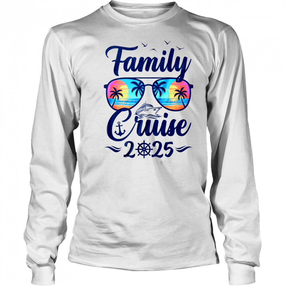 Cruise 2025 Family Vacation Matching Group Trip shirt Long Sleeved