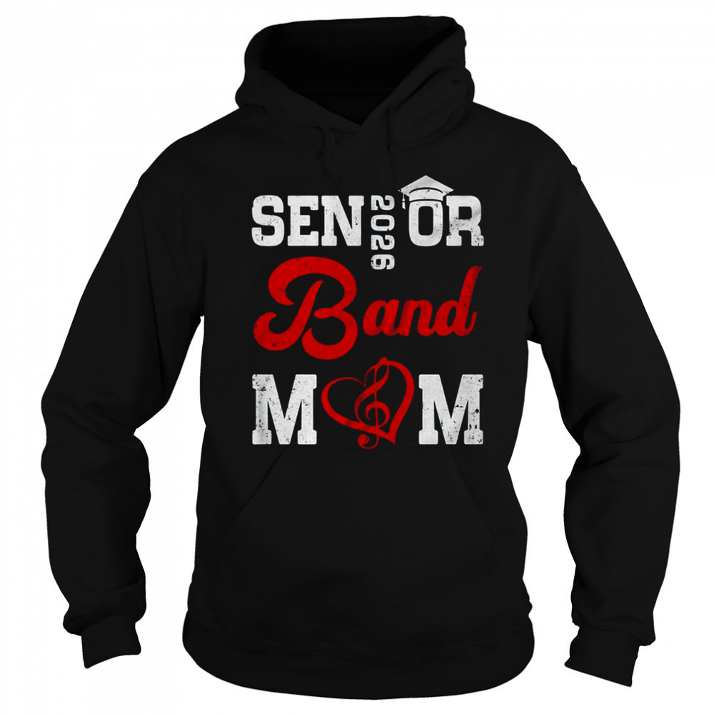 Graduation For Horn Player Senior 2026 Marching Band Mom shirt Hoodie