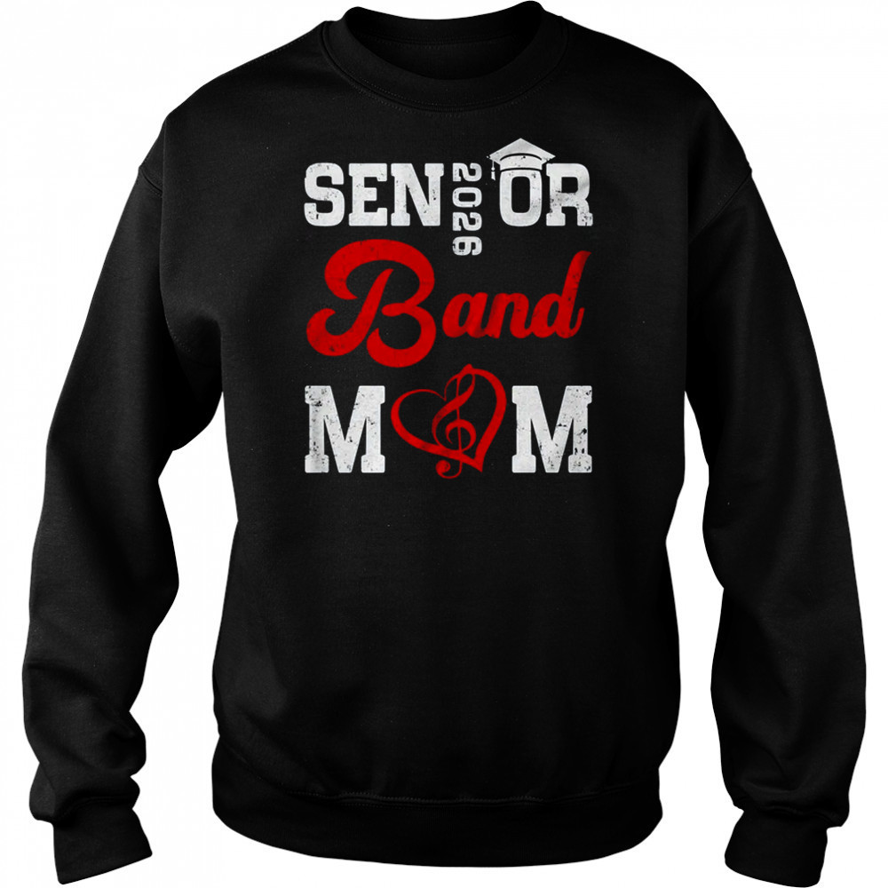 Graduation For Horn Player Senior 2026 Marching Band Mom shirt Sweatshirt