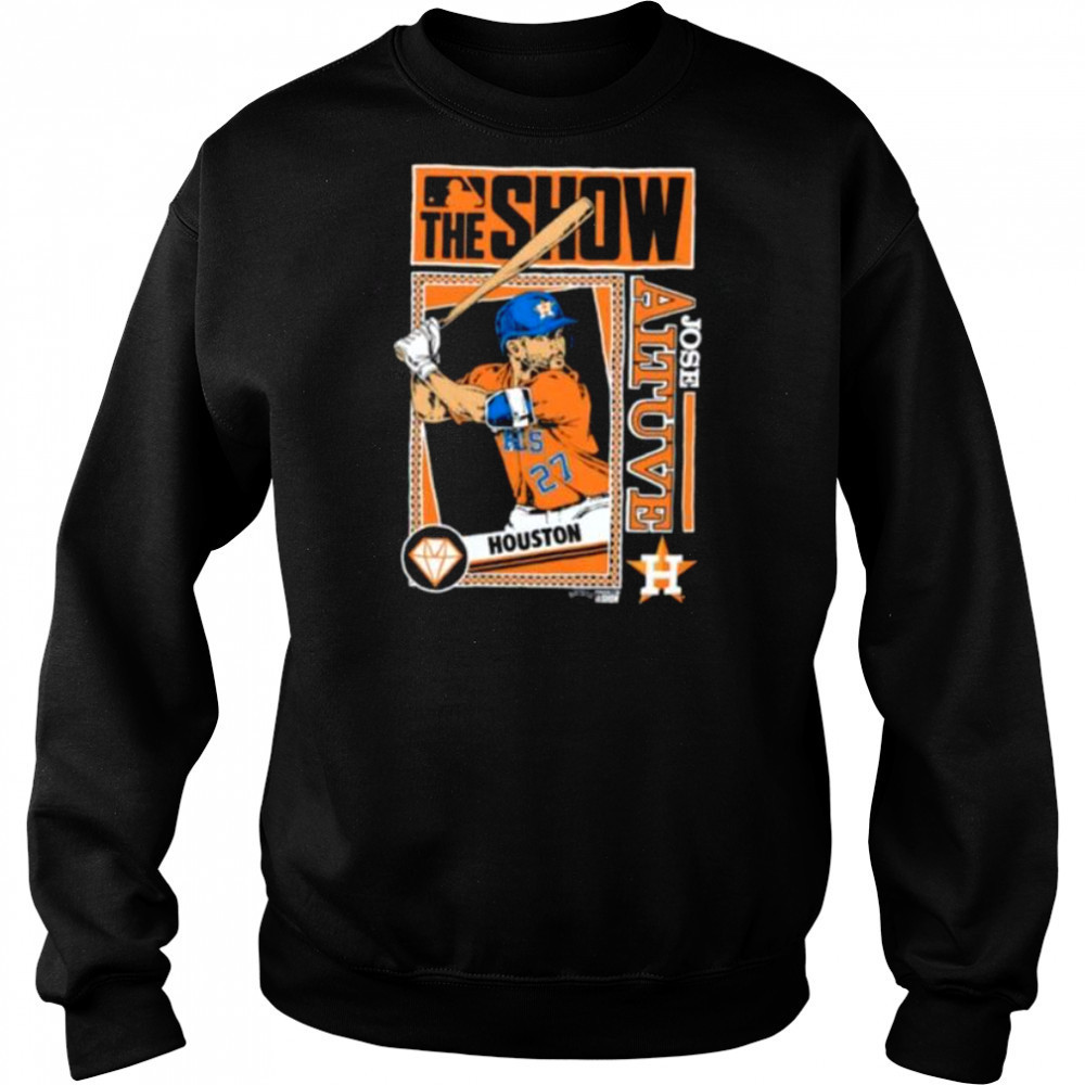 MLB The Show Houston Astros Jose Altuve comic shirt Sweatshirt