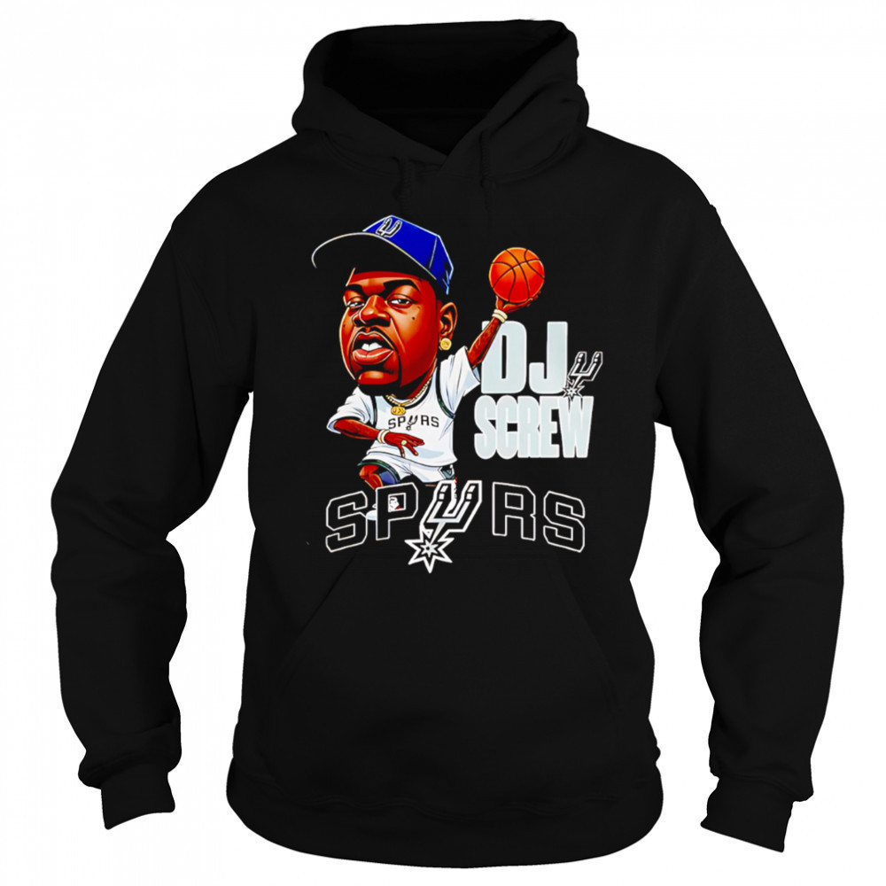 San Antonio Spurs x DJ Screw Limited Edition shirt Hoodie