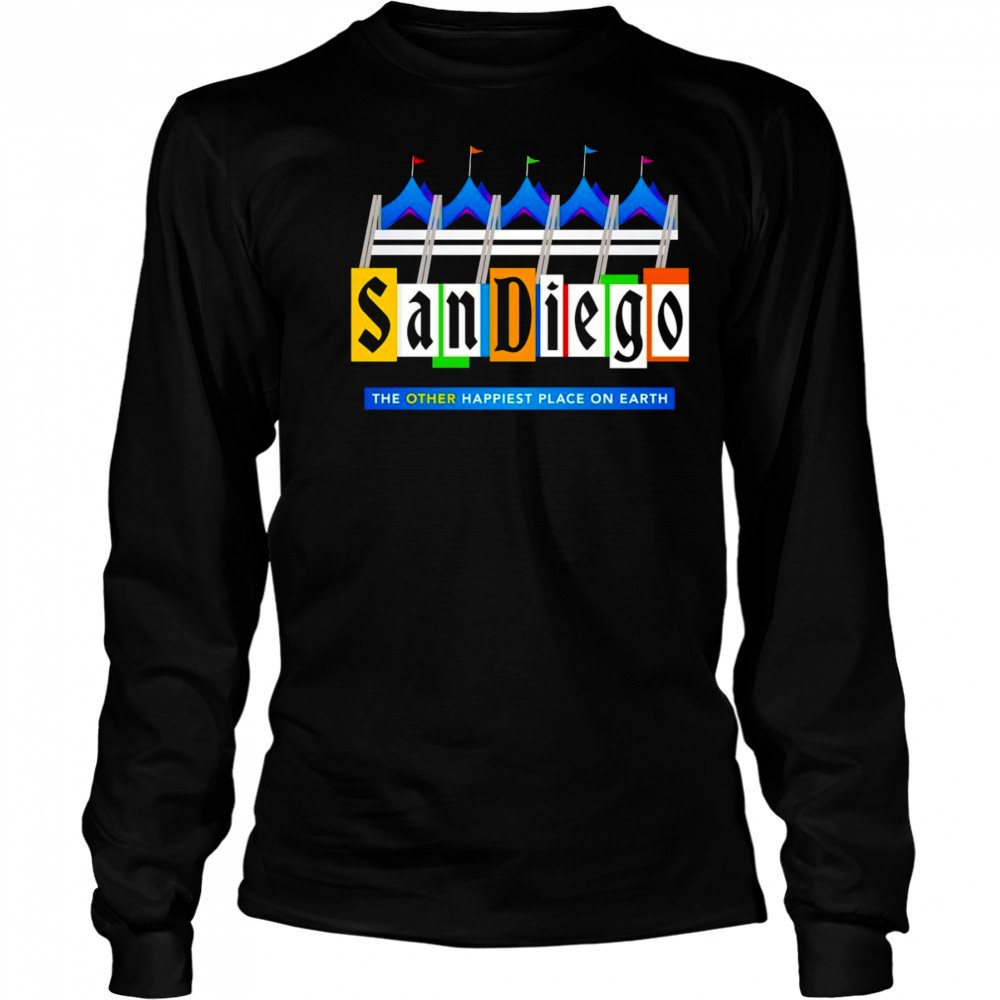 San Diego UBlog Happiest place shirt Long Sleeved