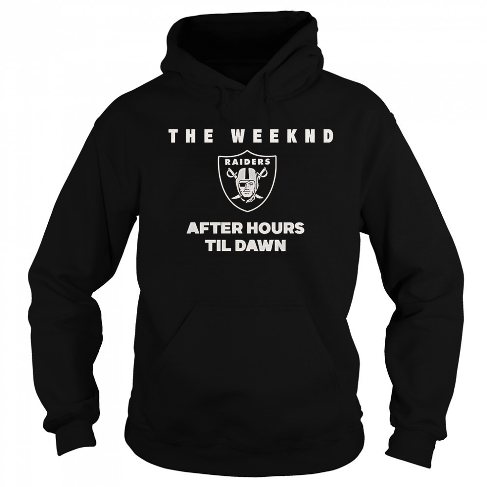 The Weeknd After Hours Til Dawn Las Vegas Raiders T-Shirt Hoodie