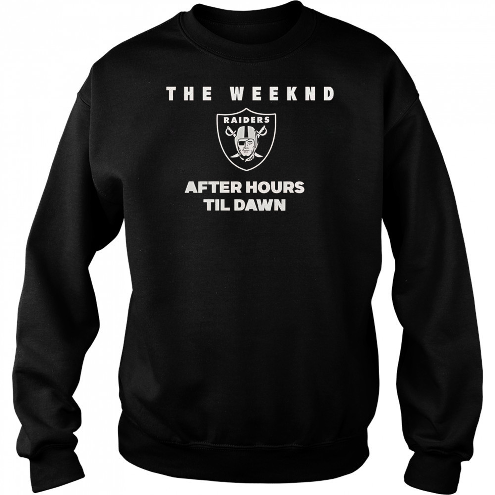 The Weeknd After Hours Til Dawn Las Vegas Raiders T-Shirt Sweatshirt