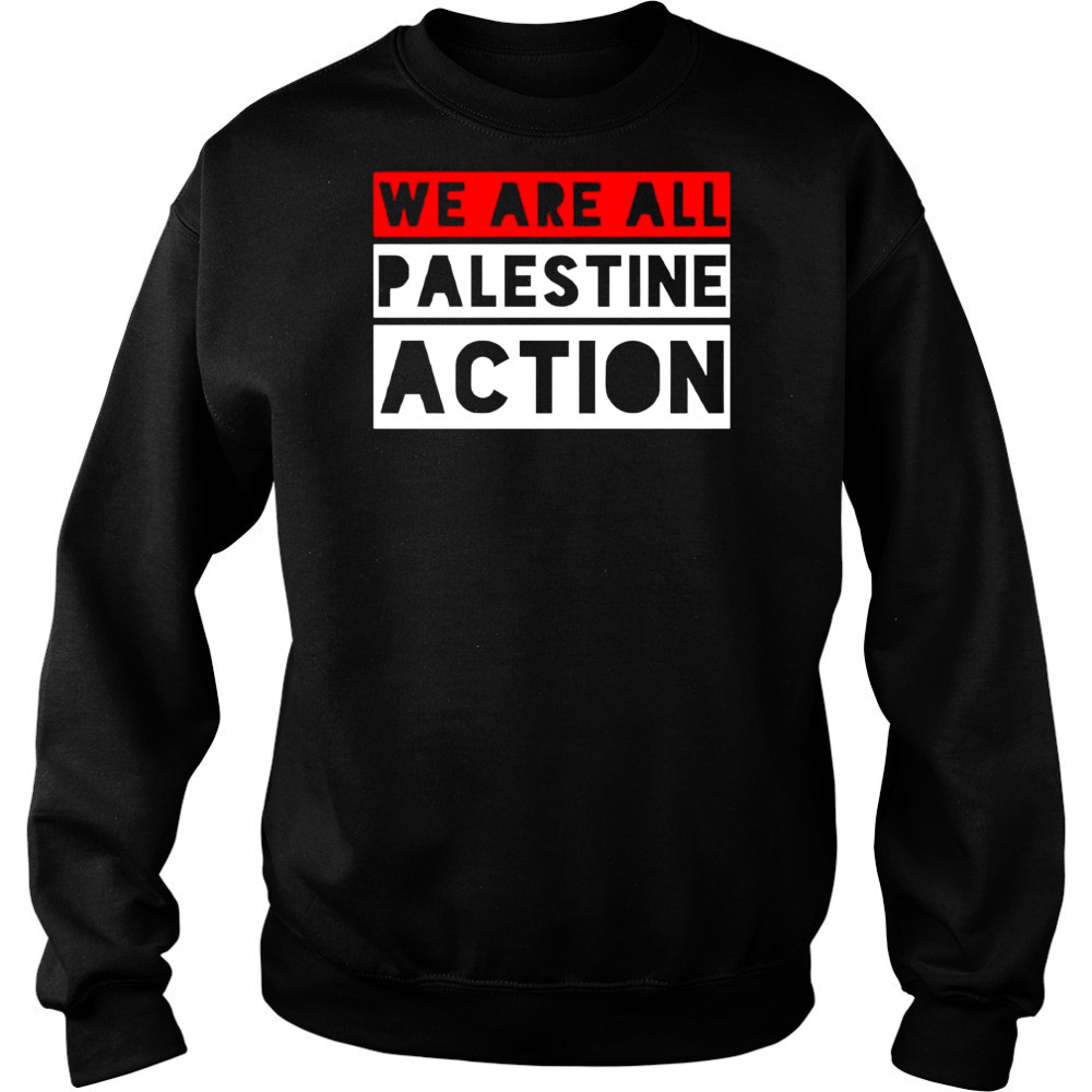 We are all Palestine action shirt Sweatshirt
