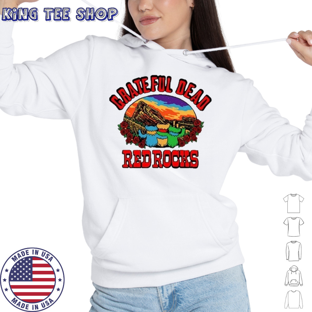 Red Rocks Grateful Dead Bears T-Shirt Hoodie
