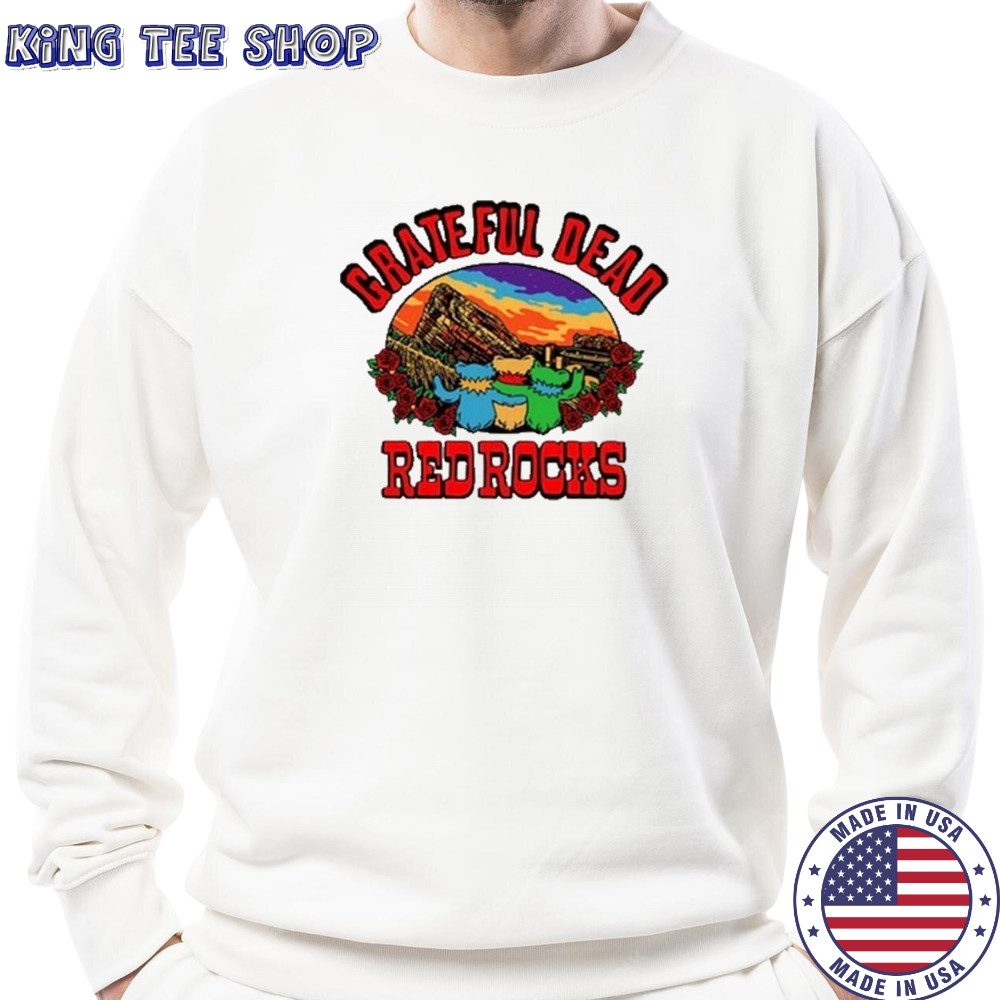 Red Rocks Grateful Dead Bears T-Shirt Sweatshirt