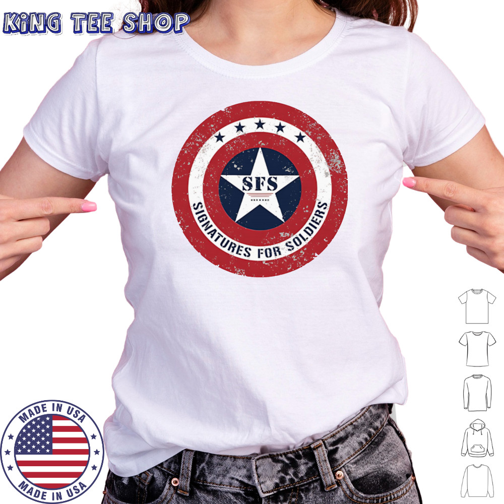 Signatures for Soldiers American Captain Star shirt Women's T-shirt