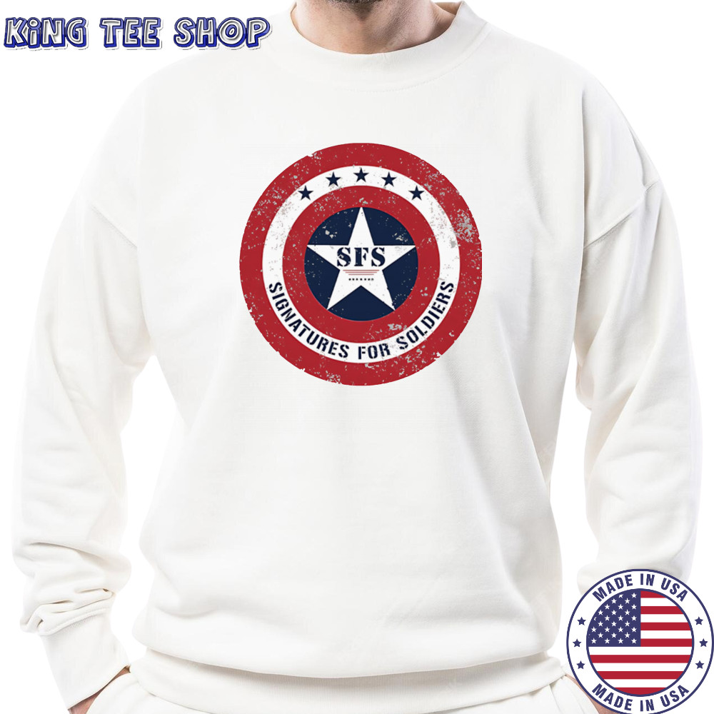 Signatures for Soldiers American Captain Star shirt Sweatshirt