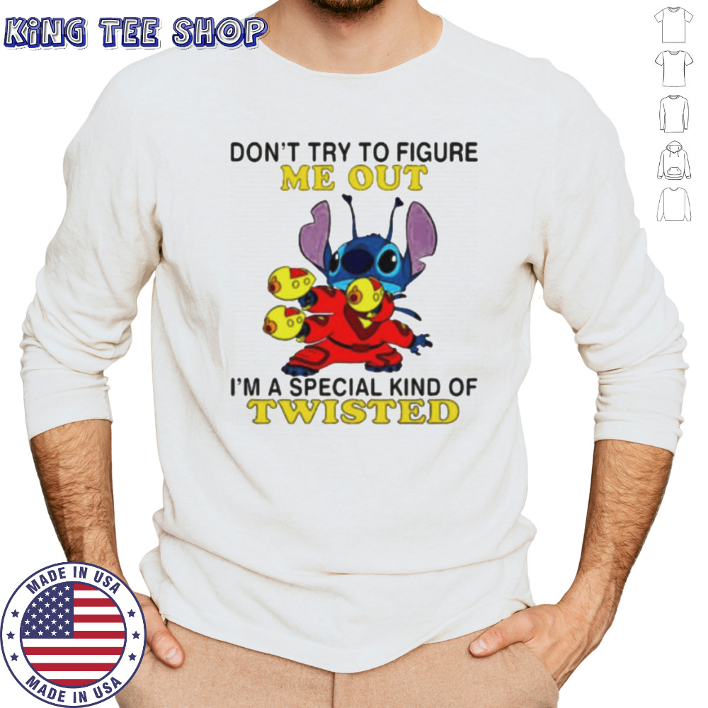 Stitch don’t try to figure me out i’m a special kind of twisted shirt Long Sleeved